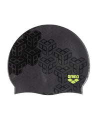 Arena Print 2 Swim Cap Camo Kikko-Asphalt