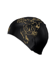 Arena Simone Manuel Pro II Moulded Swim Cap - Black-Gold