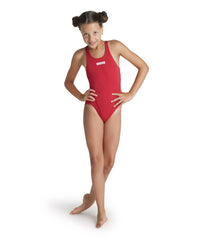 Arena Girl's Team Swimsuit Tech Solid