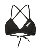 Bikini Arena Women's Team Swim Top Tie Solid