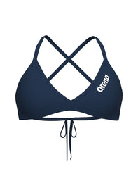 Bikini Arena Women's Team Swim Top Tie Solid