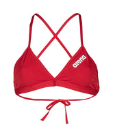 Bikini Arena Women's Team Swim Top Tie Solid