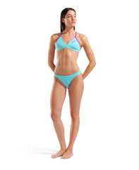 Bikini Arena Women's Team Swim Top Tie Solid