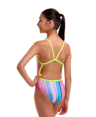 Funkita Girl's Diamond Back One Piece Curtain Call