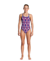 Funkita Girl's Diamond Back One Piece Swimsuit