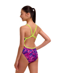 Funkita Girl's Single Strap One Piece Sweet Scaley