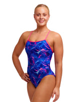 Funkita Ladies Diamond Back One Piece Rising Tide