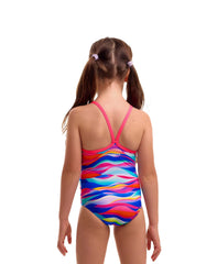 Funkita Toddler Girl's Printed One Piece Royal Wave