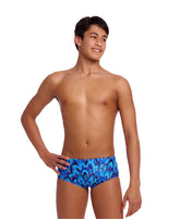 Funky Trunks Boy's Sidewinder Trunks - Hill Billy Blues