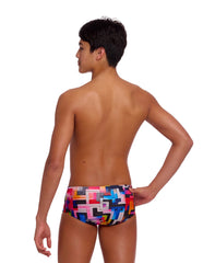 Funky Trunks Boy's Sidewinder Trunks - Putty Rules