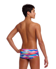 Funky Trunks Boy's Sidewinder Trunks - Royal Wave