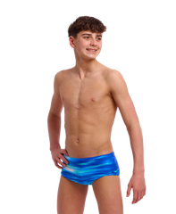 Funky Trunks Boy's Sidewinder Trunks - Sea Breeze