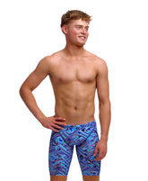 Funky Trunks Boy's Training Jammers - Blue Bits
