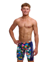 Funky Trunks Boy's Training Jammers - Palm Prism