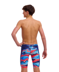 Funky Trunks Boy's Training Jammers - Wave Craze