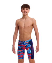 Funky Trunks Boy's Training Jammers - Wave Craze