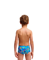 Funky Trunks Toddler Boy's Printed Trunks - Fish Food