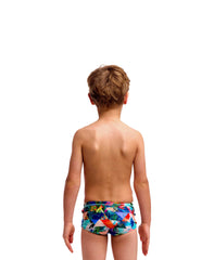 Funky Trunks Toddler Boy's Printed Trunks - Palm Prism