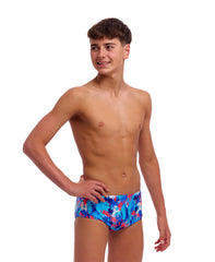 Funky Trunks Boy's Sidewinder Trunks - Messy Messy Messy