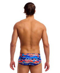 Funky Trunks Men's Sidewinder Trunks - Forever Fossil