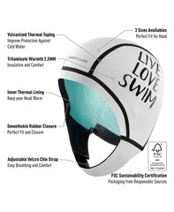 Buddyswim Neoprene Cap Trilaminate Warmth 2.5mm