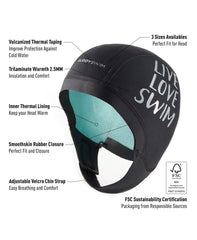 Buddyswim Neoprene Cap Trilaminate Warmth 2.5mm