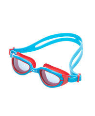 Zone3 Kid's Aquahero Clear Swim Goggles Blue-Red