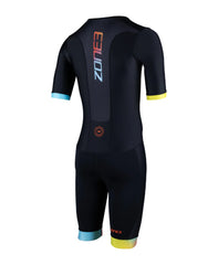 Zone3 Men's Trisuit Activate+ Black-Neon