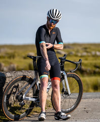 Zone3 Men's Trisuit Activate+ Black-Neon