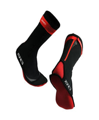 Zone3 Neoprene Swim Socks Black-Red
