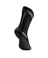 Zone3 Neoprene Swim Socks Black-Silver