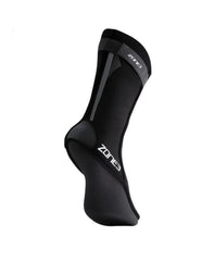 Zone3 Neoprene Swim Socks Black-Silver