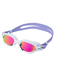 Zone3 Venator-X Swim Goggles -White-Silver-Lilac