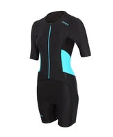 Zone3 Women's Activate Short Sleeve Full Zip Trisuit
