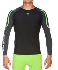 Arena Men's Carbon Compression Long Sleeve Shirt