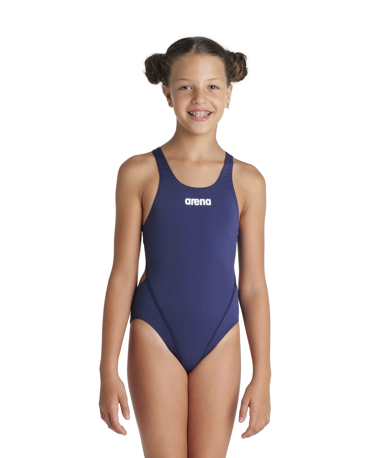 Arena Girl's Team Swimsuit Tech Solid