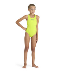 Arena Girl's Team Swimsuit Tech Solid
