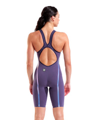 Arena Women's Powerskin Veloce Midnight Chrome Open Back LE