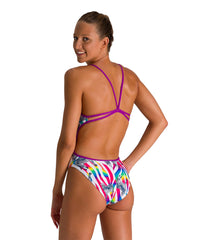 Arena Women's Crazy Zebras Swimsuit One Piece