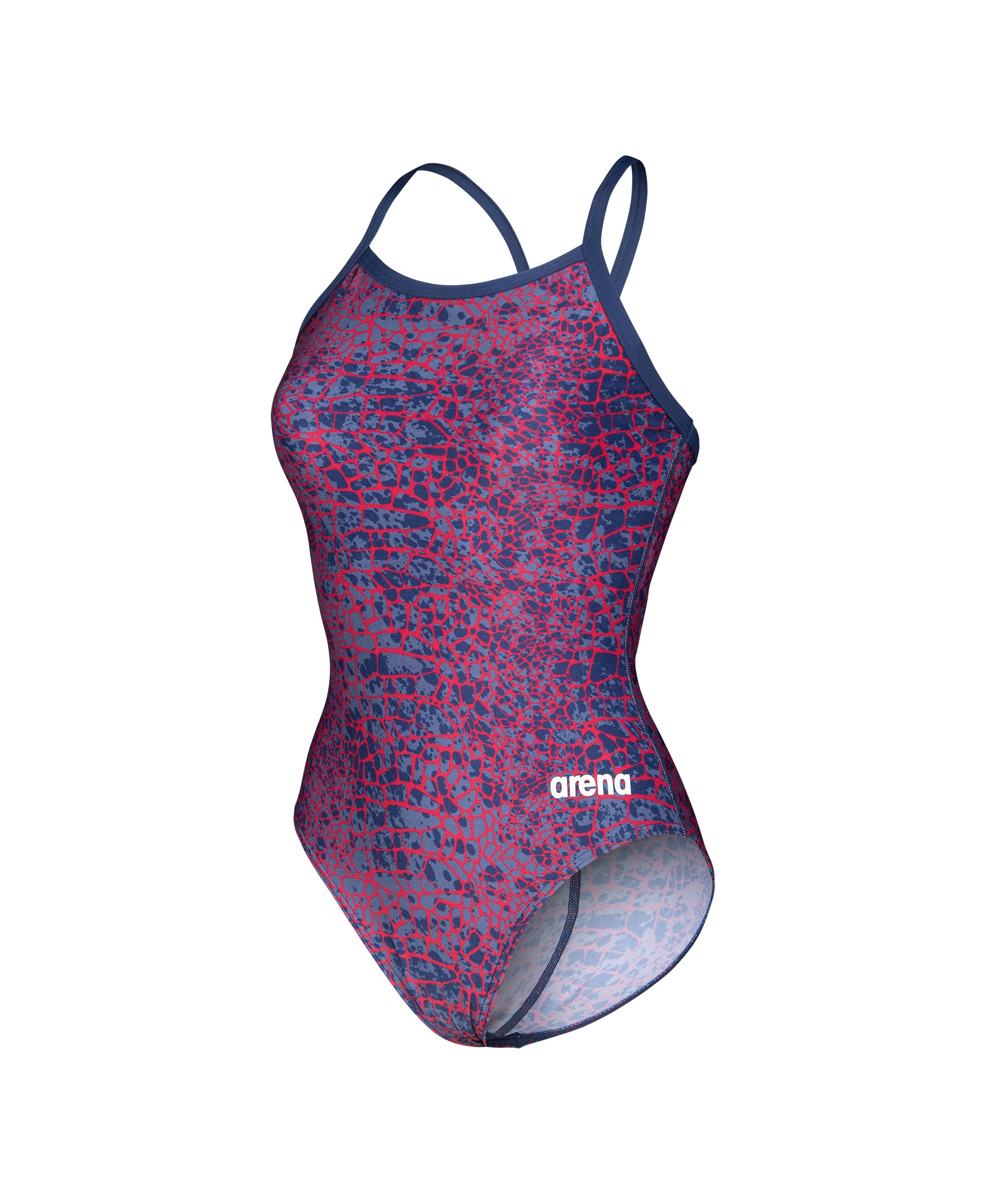 Arena Women's Snakeskin Swimsuit Lightdrop Back