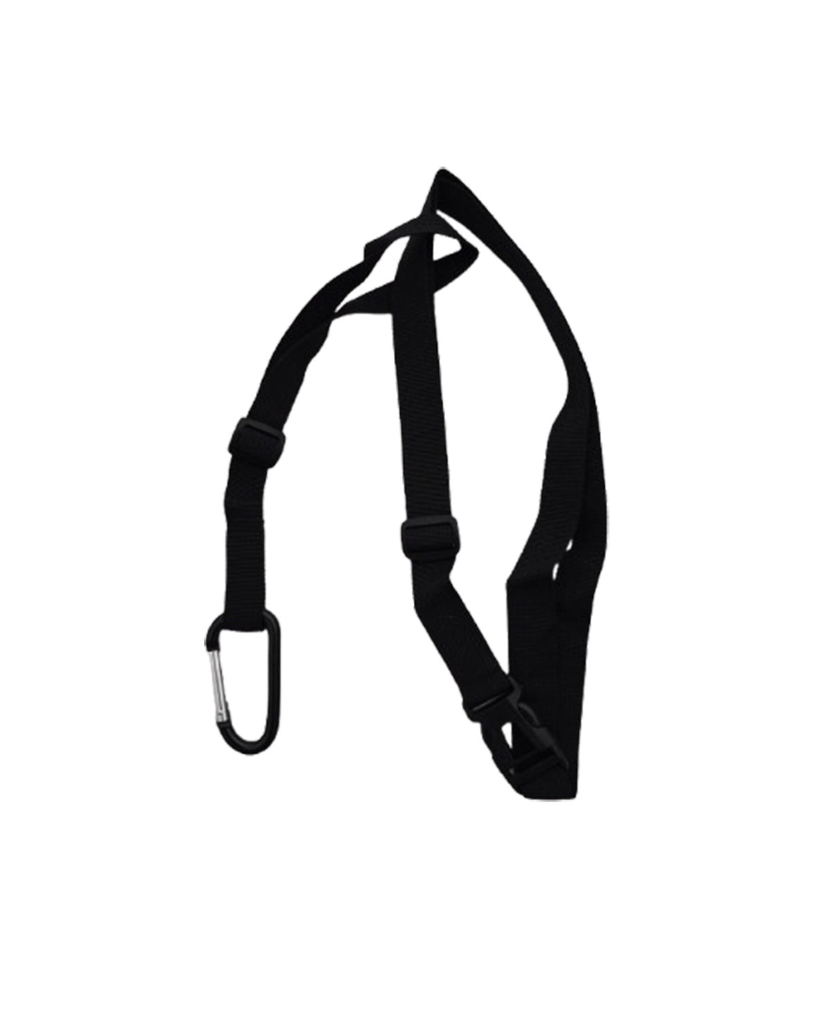 Buddyswim Replacement Buoy Straps Carabiner Aluminum - Black