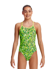 Funkita Girl's Diamond Back One Piece Swimsuit