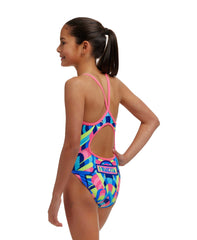 Funkita Girl's Diamond Back One Piece Swimsuit