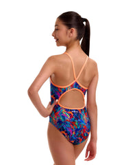 Funkita Girl's Diamond Back One Piece Swimsuit