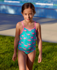 Funkita Toddler Girl's Printed One Piece Go Flamingo!