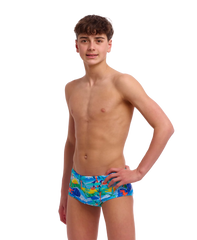 Funky Trunks Boy's Sidewinder Trunks - Duuude