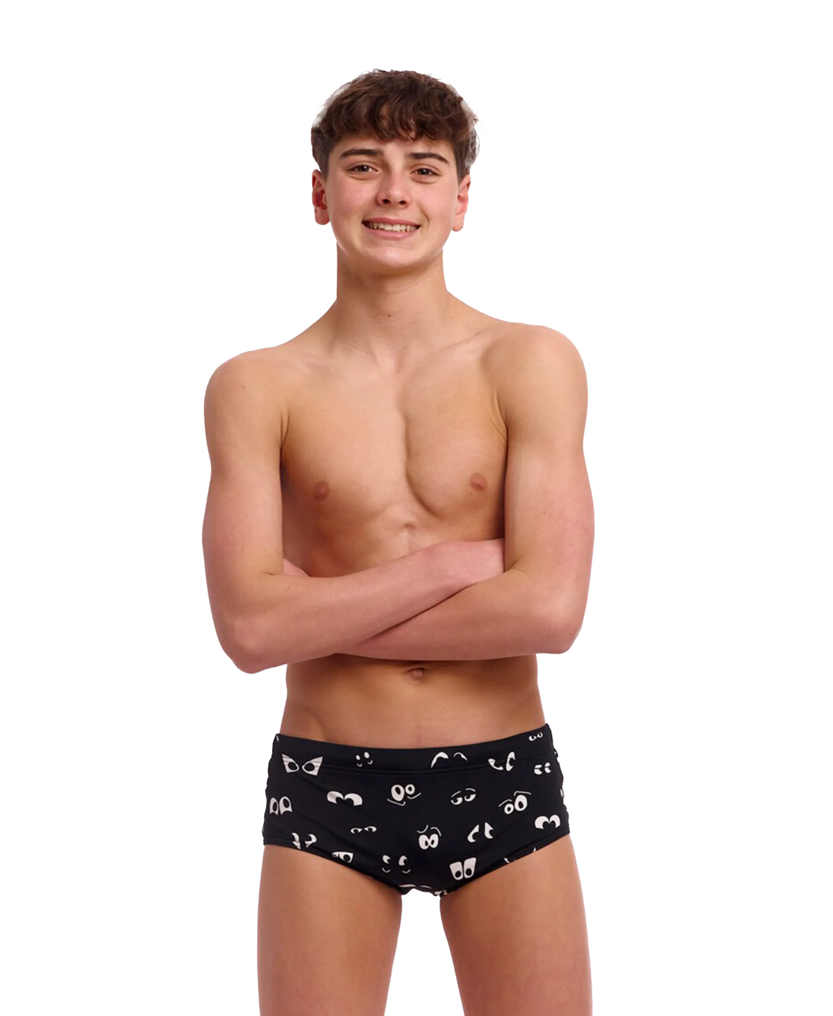 Funky Trunks Boy's Sidewinder Trunks - Eye Spy