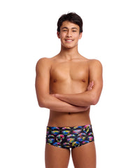 Funky Trunks Boy's Sidewinder Trunks - Ham Bam Maam