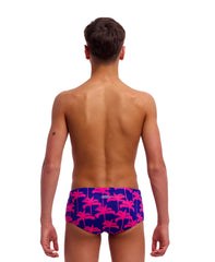 Funky Trunks Boy's Sidewinder Trunks - Pinky Palms