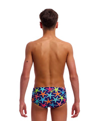 Funky Trunks Boy's Sidewinder Trunks - Starry Night